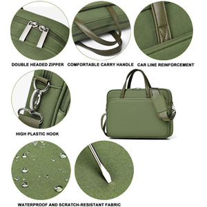 Bền Không Thấm Nước Máy Tính Xách Tay Mang Túi Dễ Thương Máy Tính Xách Tay Túi Xách 16 Inch Bảo Vệ Trường Hợp Máy Tính - Product Image 5