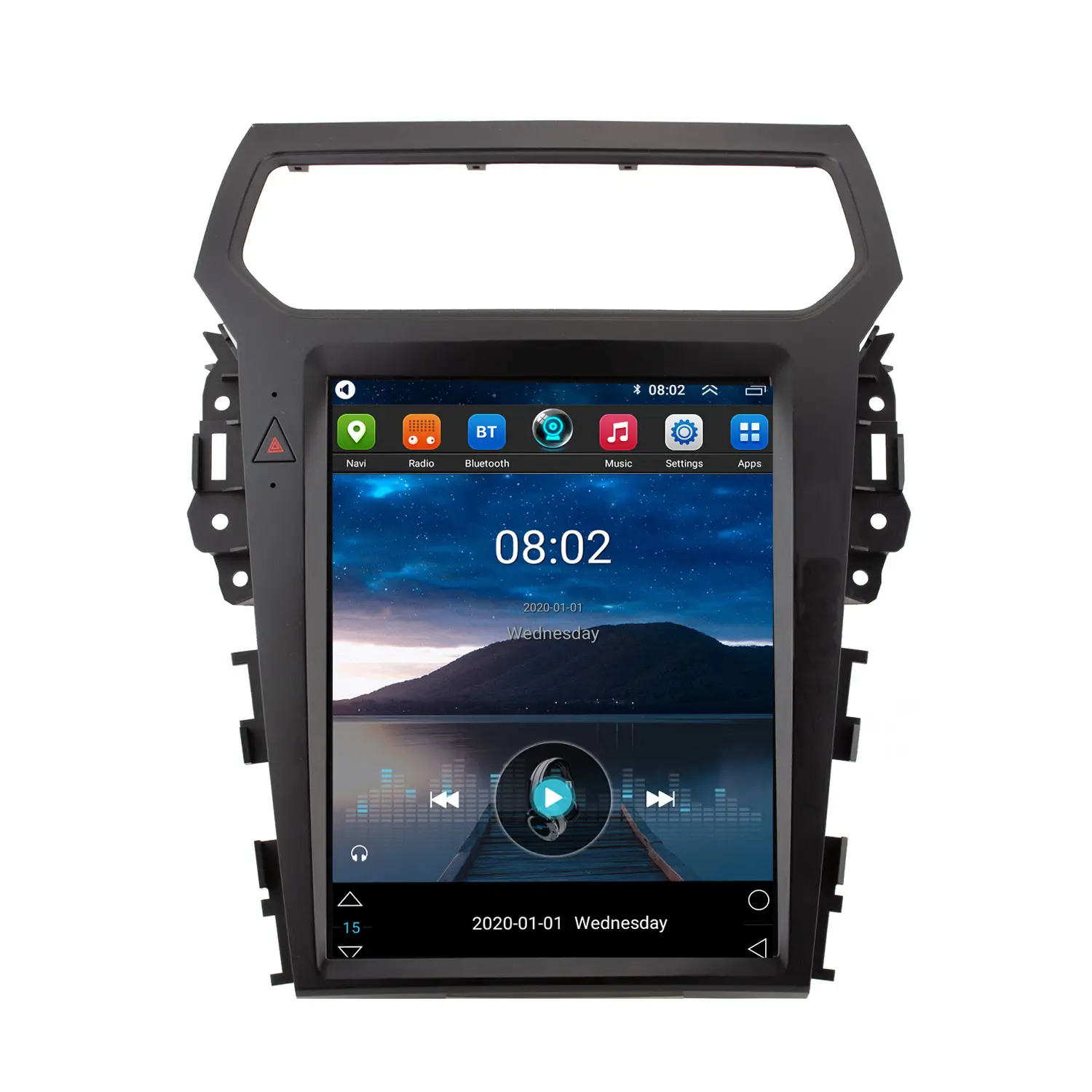 Автомобильная стереосистема Tesla с сенсорным экраном 12,1 дюйма, поддержка AHD-камеры 2014-2019 годов Ford Explorer TX4003