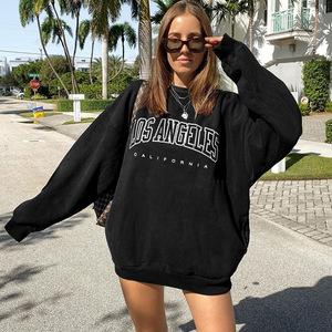 Sweat-shirt décontracté mi-long à imprimé personnalisé en gros pour femmes - Product Image 6