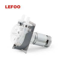 Pompe péristaltique mini LEFOO haute stabilité 24V 4200ml/min LFP601DB, pompe doseuse péristaltique pour le dosage de sirop aromatisé et de jus