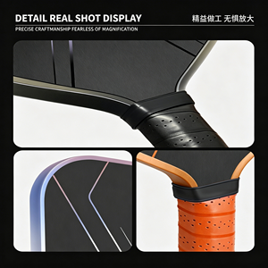 Oem Odm Custom T700 Raw Carbon Fiber <b>Pickleball</b> Paddle 16mm Honeycomb Core For Advanced Players Lightweight High Power - Product Image 6