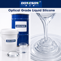 Caoutchouc de silicone liquide de qualité optique, stable aux UV, conforme RoHS et REACH, pour le moulage par injection de lentilles LED et de composants optiques