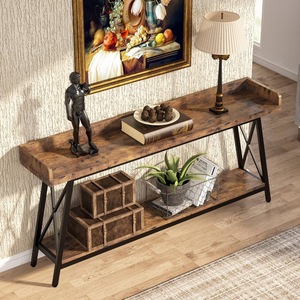 Cross-border solid wood sofa <b>table</b>, home living room simple storage <b>table</b>, small apartment decoration versatile entryway <b>table</b> - Product Image 2