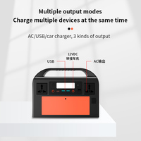 Mini générateur solaire portable 200/300W AC/USB chargeur de voiture équipement de camping à domicile en plein air avec contrôleur MPPT