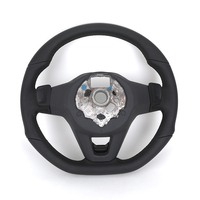 Volant sport à 3 branches en cuir semi-perforé pour Volkswagen Golf 8 MK8 8R GTI GTD Jetta pour Polo Passat CC B7 B8R
