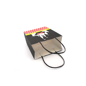 Petit cadeau de noël mignon mickey mouse d'emballage alimentaire de style pop-corn sacs en papier avec poignée - Product Image 6