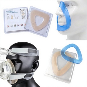 Herbruikbare Zachte CPAP Neuspads Gel Pads voor Volledig Gezichts-/Neusmaskers Thuisbeademingsapparaat <span class=keywords><strong>BiPAP</strong></span> Masker Liners Comfortabele Afdichting Huidvriendelijk - Product Image 6