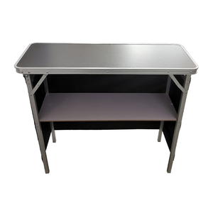 Wholesale Melamine Frame <b>Folding</b> bar <b>Table</b> with Black Handbag - Product Image 1