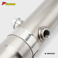 Système d'échappement complet en acier inoxydable pour moto Kawasaki Z900, avec collecteur avant et tube intermédiaire, prix de gros usine Forsound