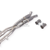 Tubo de Escape Medio de Alto Rendimiento para BMW X3M F97 / X4M F98 LCi 2022+, Tubos de Escape Catback de Acero Inoxidable de Igual Longitud, Mejora Sonora