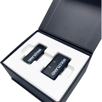 Boîte cadeau de luxe personnalisée à couvercle rabattable, plateau en pulpe de papier écologique, insert en pulpe moulée à froid pour la protection des appareils électroniques