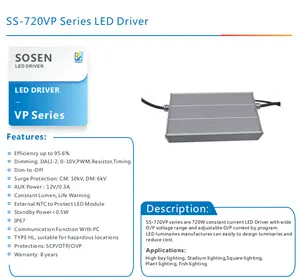 Sosen Led Power Supply Spider Lamp Led Bars Driver SS730VP56BH SS720VP56BH