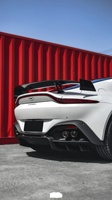Kit de Carroceria em Fibra de Carbono Seco Spoiler Difusor para Aston Martin Vantage F1 Asa Traseira