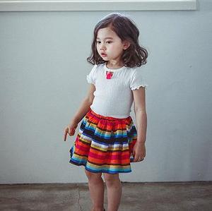 Design Your Own Girl's Round Collar <b>White</b> Color Plain T Shirts High Quality - Product Image 3