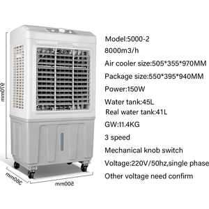 Nouveau Climatiseur Portable Arrivage Direct Usine OEM, Mini Climatiseur Sans Conduit à Refroidissement par Eau, Refroidisseur d'Air Mobile pour Pièce, Nouveau Design - Product Image 3