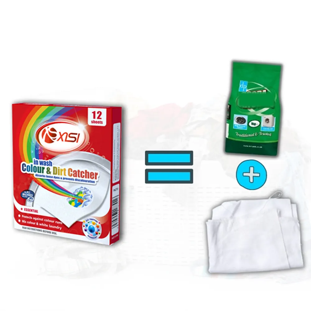 Farbfänger-Bogen Farbfänger-Wäschmaschine erlaubt gemischte Wäsche Wäsche Farbfänger-Bogen