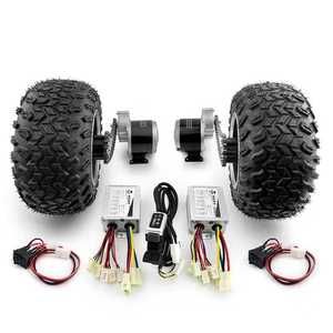<span class=keywords><strong>Kit</strong></span> de Conversión de Motor con Engranajes y Transmisión por Cadena para Bicicleta Eléctrica, Carretilla, Silla de Ruedas, con Rueda de Motor Ancha de 10x6.0-6 Pulgadas y Motor de 10 Pulgadas y 350W - Product Image 1