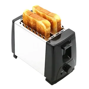 Tostador de pão automático pop-up, sanduíche elétrico de coque de hambúrguer tostador tostadora de panela, 2 toster