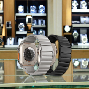 Nueva correa de reloj de titanio de alta calidad para Apple Watch Ultra/8/7/SE correas con adaptadores de titanio para <span class=keywords><strong>iWatch</strong></span> 41MM 45MM - Product Image 1