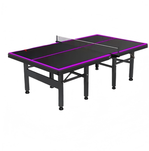 <span class=keywords><strong>Table</strong></span> <span class=keywords><strong>de</strong></span> tennis <span class=keywords><strong>de</strong></span> <span class=keywords><strong>table</strong></span> pliable WQ Wholesale Sport <span class=keywords><strong>de</strong></span> 9 pieds, durable, écologique, style moderne, pour intérieur, avec filet et plateau en panneau <span class=keywords><strong>de</strong></span> densité d'acier - Product Image 4
