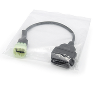 Adaptateur OBD 2 pour voiture, connecteur OBD, câble de diagnostic 6 broches vers 16 broches pour KTM ADAPTOR moto