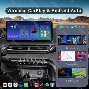 Radio para Auto, Reproductor para <span class=keywords><strong>PEUGEOT</strong></span> 4008/<span class=keywords><strong>5008</strong></span> 2018-2022, Navegación GPS con Marco, WIFI, Unidad Principal de 12.3 Pulgadas, Estéreo, Android 13 - Product Image 3