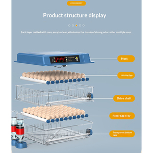 64/100/128/192/200/256/300/400Egg <b>Incubators</b> Small Smart Manufacturers Sell <b>Egg</b> <b>Incubators</b> Directly - Product Image 2