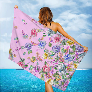 Serviette de plage en microfibre Serviette de plage en microfibre Toalla personnalisée 120X60 Playa Serviette de plage en microfibre à séchage rapide avec logo personnalisé Plage en microfibre - Product Image 1
