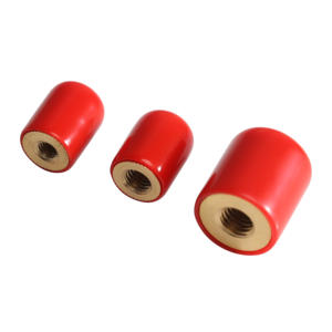 M6 M8 M10, juego de adaptador de conector de terminal de poste de batería de tornillo de latón para coche automático con goma de PVC para poste de batería marina RV - Product Image 6