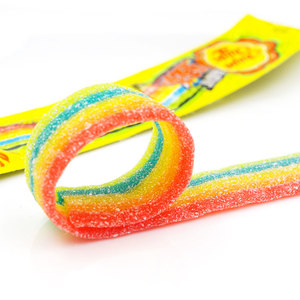 10,5 GFruity Rainbow <span class=keywords><strong>Candy</strong></span> cinturón recubierto <span class=keywords><strong>de</strong></span> azúcar arcoíris gomoso caramelo bocadillos exóticos barras <span class=keywords><strong>de</strong></span> caramelo - Product Image 5