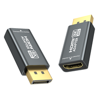 Adaptateur ULT-unite 8K 60Hz DP Source vers HDMI Monodirectionnel pour Carte Graphique, Ordinateur de Bureau, Ordinateur Portable, Projecteur