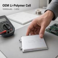 Batterie semi-solide 146074, batterie au lithium polymère 10000mAh, batterie au lithium 3.7V, batterie externe