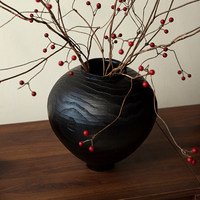 Ensemble de brindilles artificielles minimalistes INS avec vase en céramique, décoration esthétique Wabi Sabi pour la maison et la table