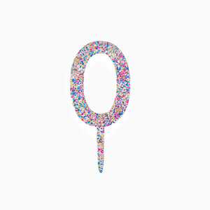 Honey And Sweetness Acrylic <b>Cake</b> Topper Number 3 Colorful Glitter <b>Cake</b> <b>Decoration</b> Party <b>Supply</b> - Product Image 5