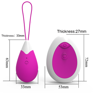 Vibrador ovo de controle remoto 10 velocidades, GF-EW013, sem fio, amor, bolas vaginais, brinquedo sexual para mulheres - Product Image 3