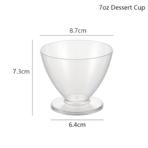 Vasos de Plástico Transparentes <span class=keywords><strong>Mini</strong></span> para Postres, Libres de BPA, Vasos Redondos Resistentes para Pudín y Mousse, Venta al por Mayor - Product Image 2