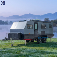 Caravane de voyage CAMPTRL, camping-car remorquable pour le camping en plein air, les voyages routiers et la vie de vacances