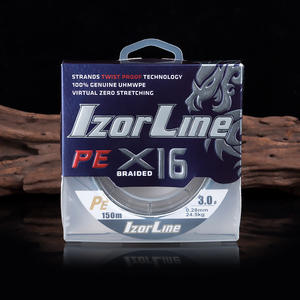 Ligne de pêche tressée IzorLine PE 150m 3.0 Haute résistance Ligne de pêche en mer Résistante à l'abrasion Multicolore - Product Image 5