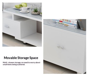 Ensemble de meubles de salon de style nordique moderne et luxueux, vente flash, meuble TV noir, <span class=keywords><strong>table</strong></span> <span class=keywords><strong>basse</strong></span> pour la maison ou l'hôtel, design minimaliste - Product Image 5