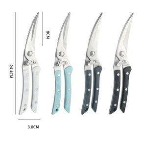 Nouvelles <span class=keywords><strong>Ciseaux</strong></span> de Cuisine Multifonctionnels en Acier Inoxydable Robustes pour Couper les Aliments et les Os de Poulet, Lavables au Lave-Vaisselle - Product Image 6