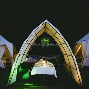 Petites tentes à voile pour événement 3*3*3m Camping en plein air tente de pique-nique <span class=keywords><strong>petit</strong></span> <span class=keywords><strong>bateau</strong></span> à voile forme Restaurant tente tuyau en fer galvanisé - Product Image 2