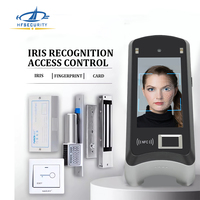 HFSecurity X05 - Escáner Biométrico de Huellas Dactilares y Reconocimiento Facial, Control de Asistencia, Batería Integrada con POE