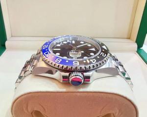 Reloj de Lujo Personalizado al por Mayor, Reloj Mecánico Automático con Segundo Fuso Horario, Zafiro, Acero Inoxidable 904L, DD3285 - Product Image 3