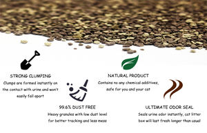 חול לחתולים אמריקאי, מתאים לחתולים וגורים, ללא אבק - Product Image 6