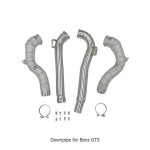 High Performance Exhaust Downpipe for Mercedes Benz AMG GT GTC GTS GTR 4.0T 2015-2017 Straight Pipe - Product Image 2