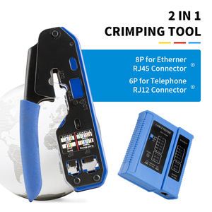 Multifunctional Network Cable Pliers Combination <strong>Kit</strong> 8P 6P Stripping and Crimping <strong>Tools</strong> - Product Image 3