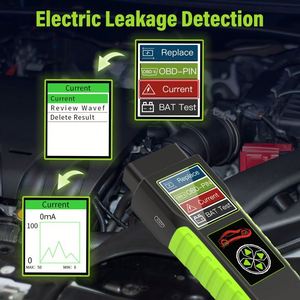 BT400 Universal Car <b>Battery</b> <b>Tester</b> with Digital Display & OBD2 Support 1 Year Warranty Electric Leakage Detection 20-2000 CCA - Product Image 3