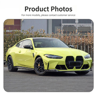 Kit carrosserie en fibre de carbone sèche pour BMW G82 M4 2021-2022 : Lame avant, jupes latérales, diffuseur arrière, spoiler, calandre – Kit de conversion automobile