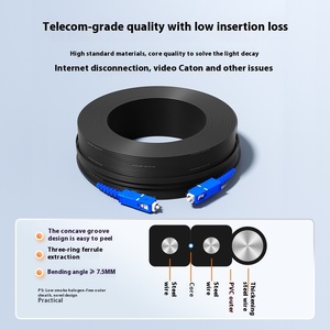 <span class=keywords><strong>Rallonge</strong></span> <span class=keywords><strong>optique</strong></span> d'intérieur et extérieure de <span class=keywords><strong>fibre</strong></span> de FTTH LC Pigtail SC-SC le câble de <span class=keywords><strong>fibre</strong></span> <span class=keywords><strong>optique</strong></span> 1 noyau - Product Image 2