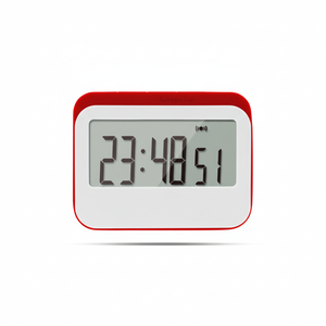 Minuteur de cuisine numérique intelligent, écran LCD tactile, plastique carré, fonctionnement facile, compte à rebours, horloge décorative de table - Product Image 1